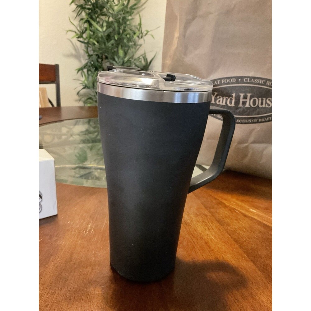 Brumate Slim Can Cooler Tumbler 12 oz With Locking Lid Black